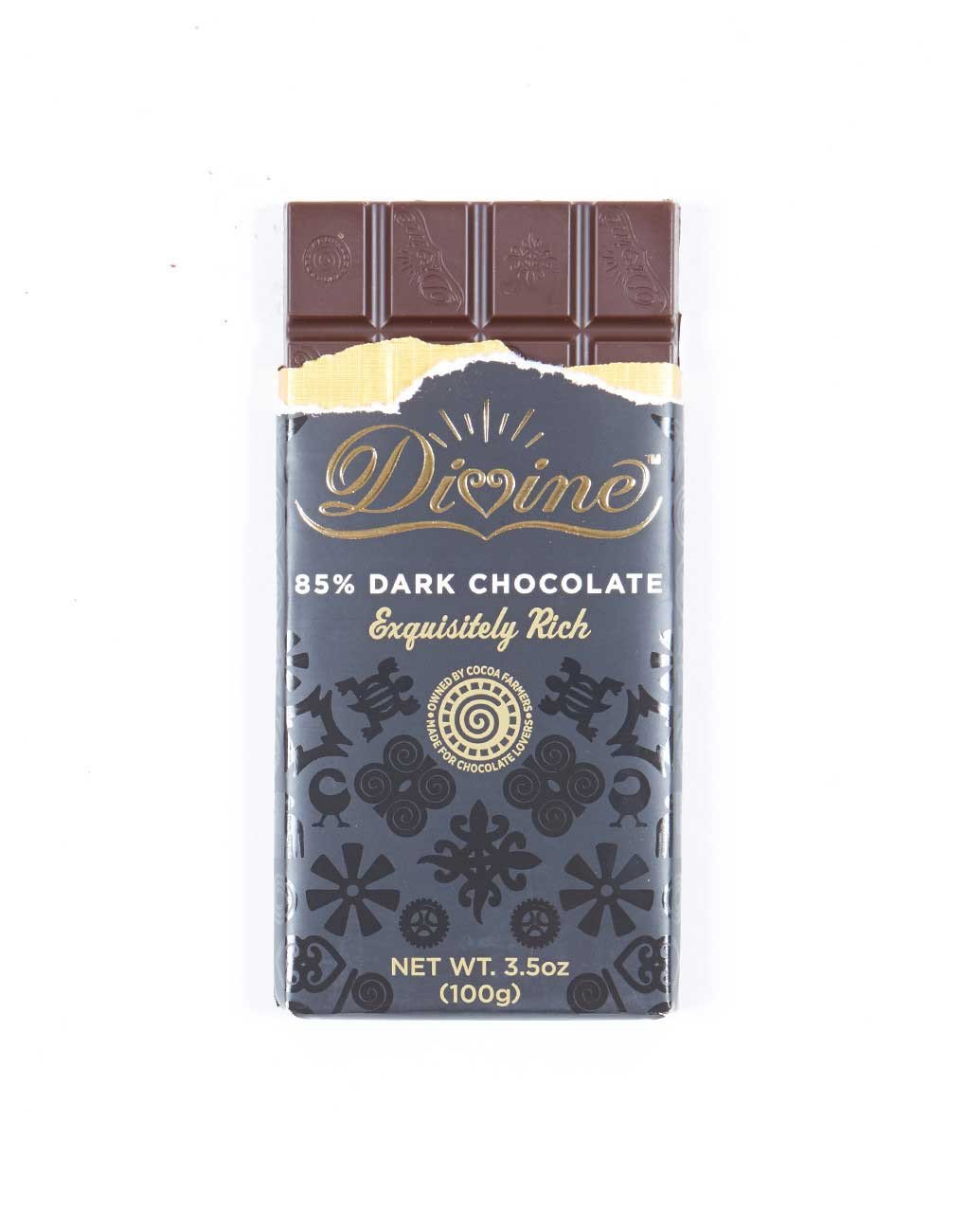 Fair Trade Natural Shade Grown Cocoa Dark Chocolate Bar