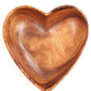 Fair Trade Acacia Wood Large Heart Bowl