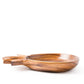Hand-carved, Fair Trade, Acacia Wood Pineapple Bowl