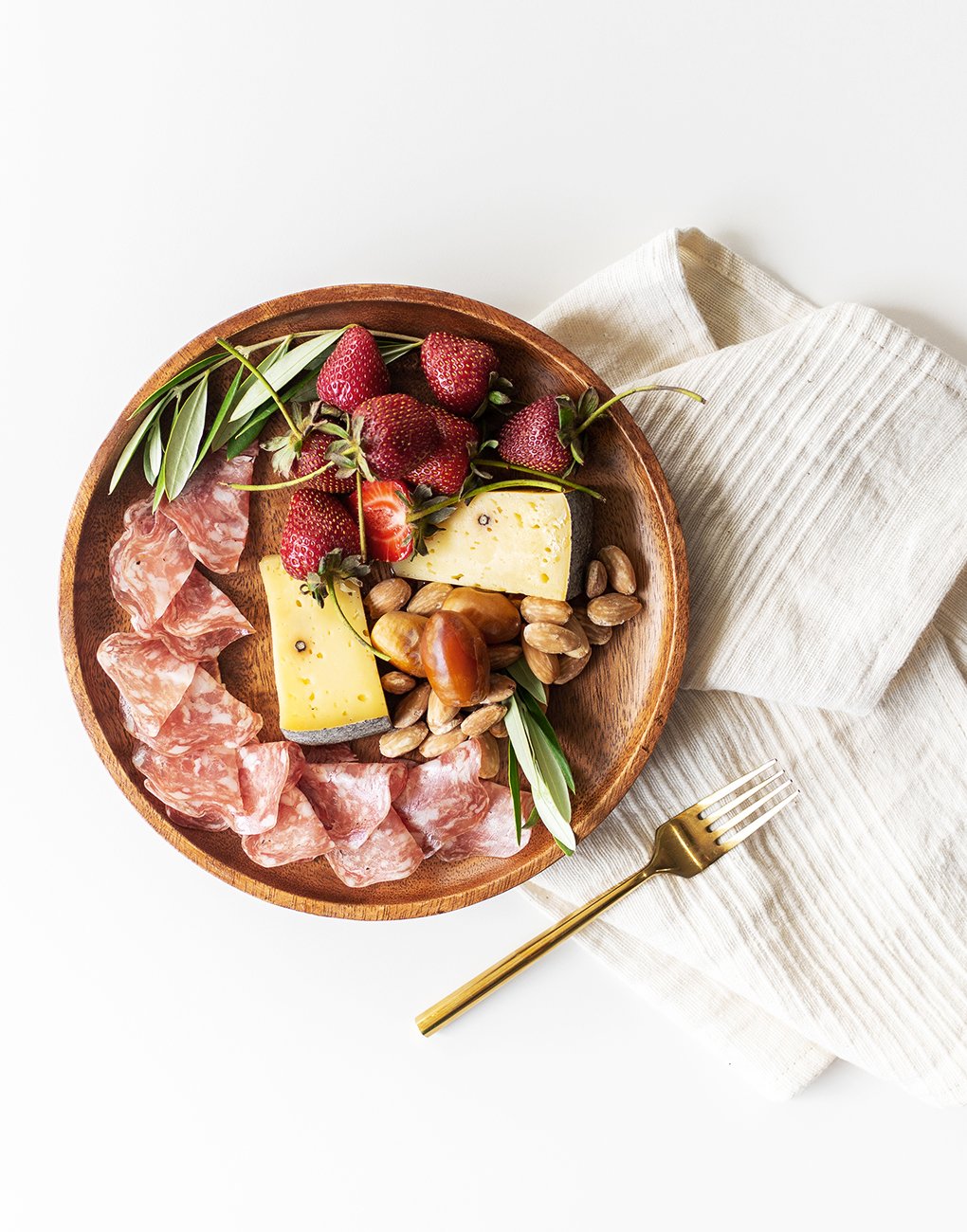Hand-carved, Fair Trade, Acacia Wood Plate