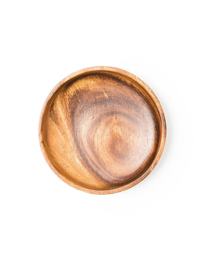 Fair Trade, Hand-carved, Acacia Wood Plate