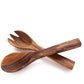 Fair Trade Hand-carved Acacia Wood Salad Servers