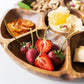 Fair Trade, Hand-carved, Acacia Wood Vegetable Platter