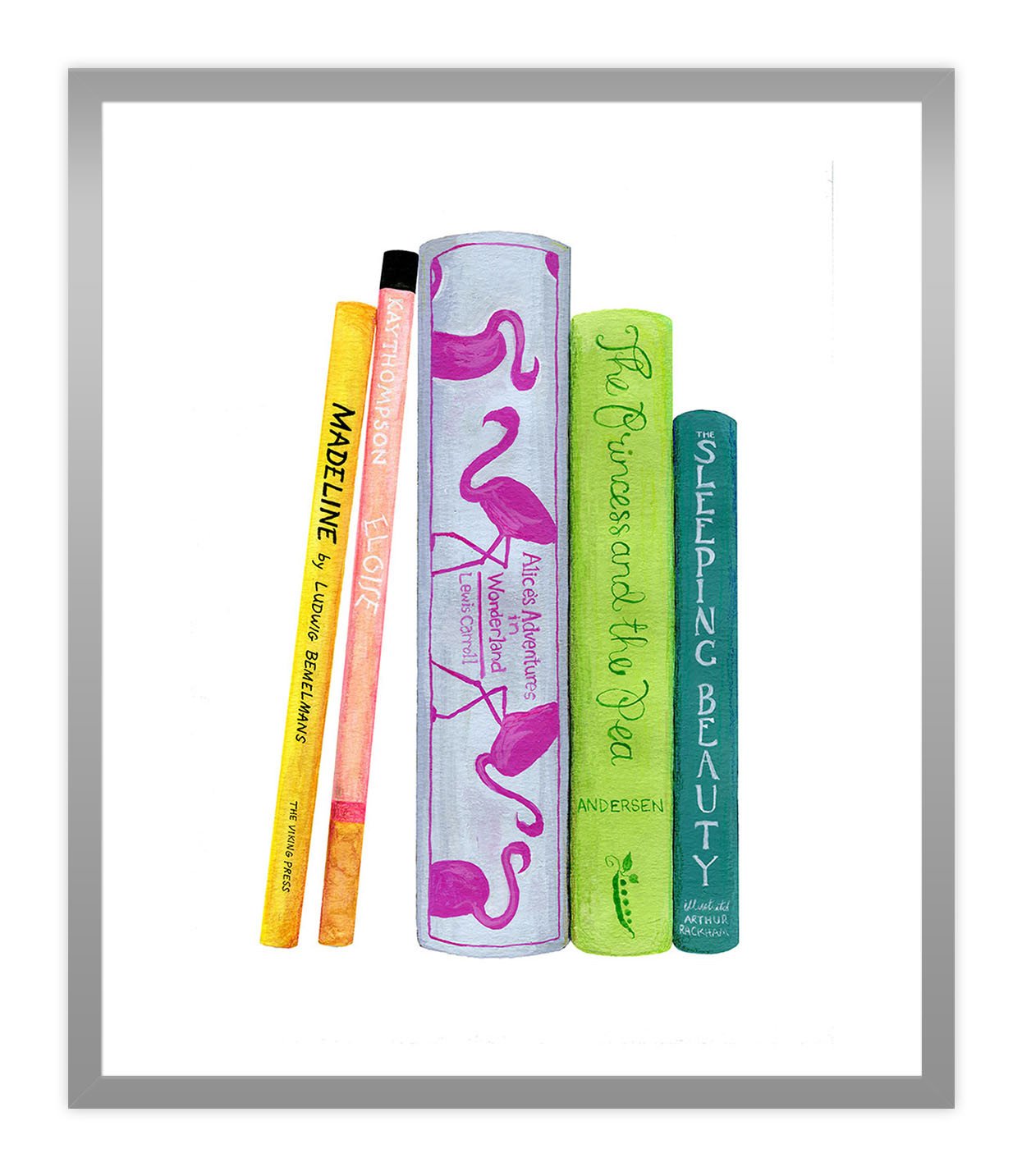 A LITTLE GIRL'S BOOKSHELF