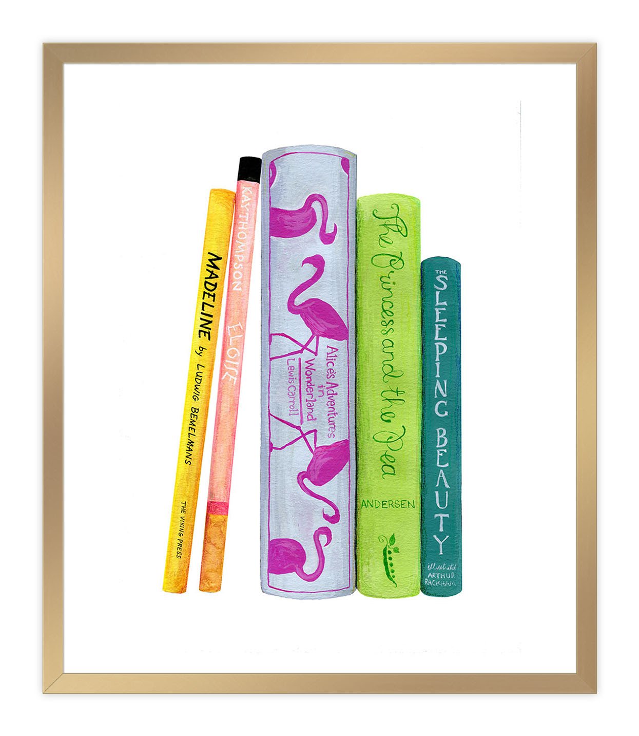 A LITTLE GIRL'S BOOKSHELF