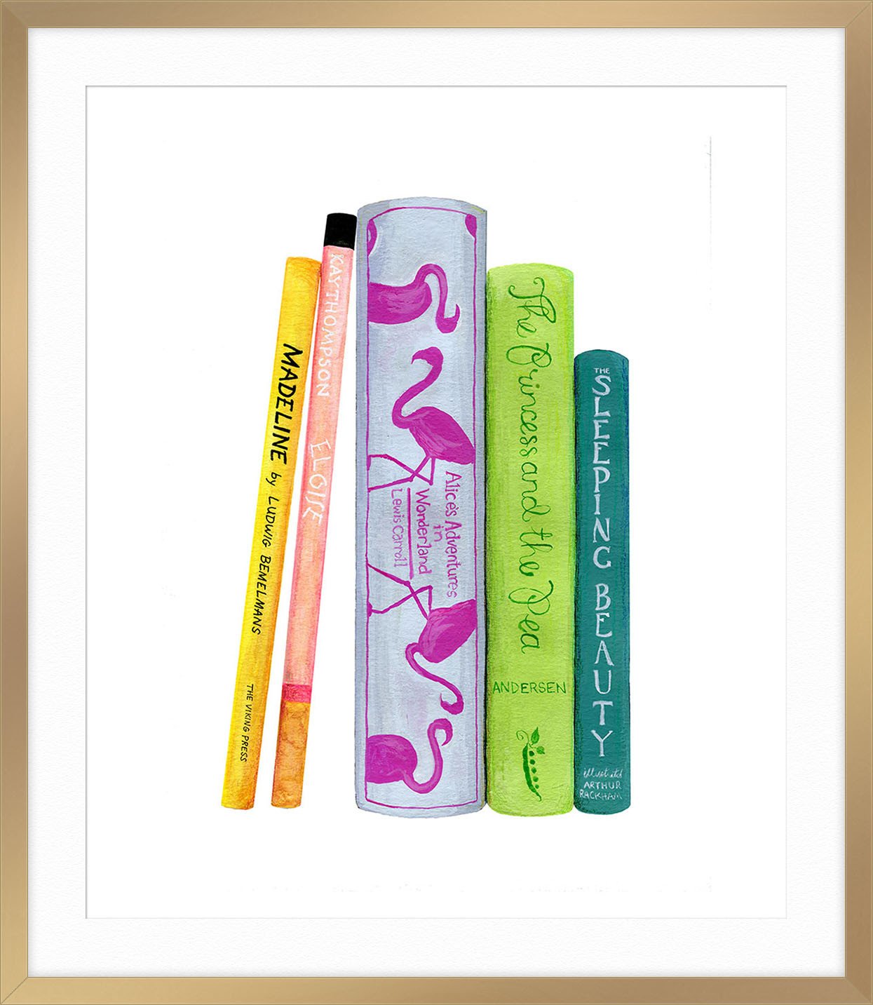 A LITTLE GIRL'S BOOKSHELF