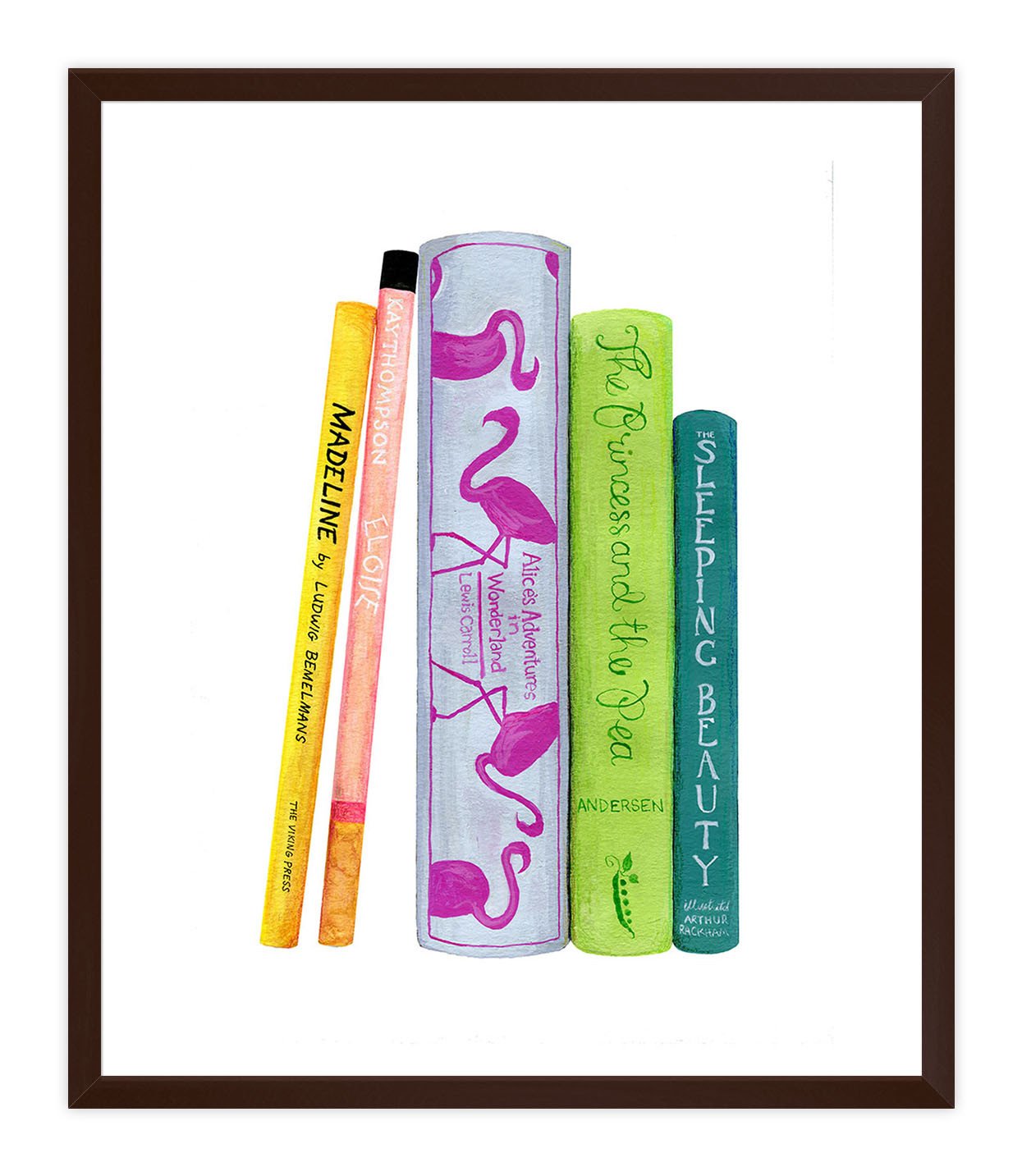 A LITTLE GIRL'S BOOKSHELF