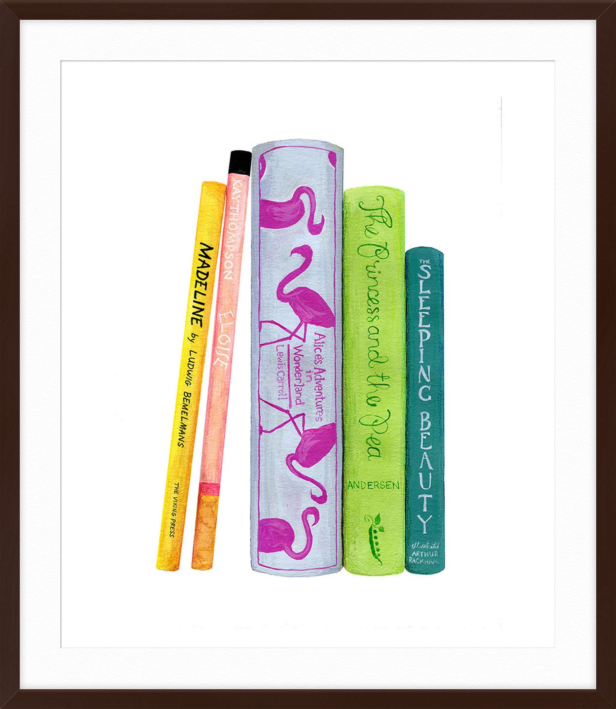 A LITTLE GIRL'S BOOKSHELF