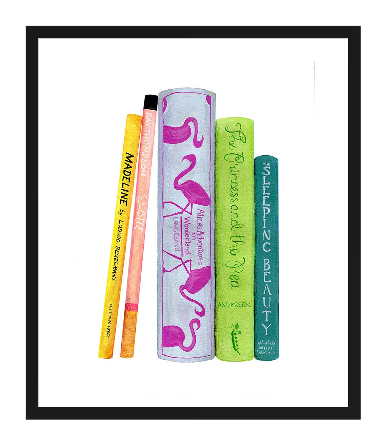 A LITTLE GIRL'S BOOKSHELF