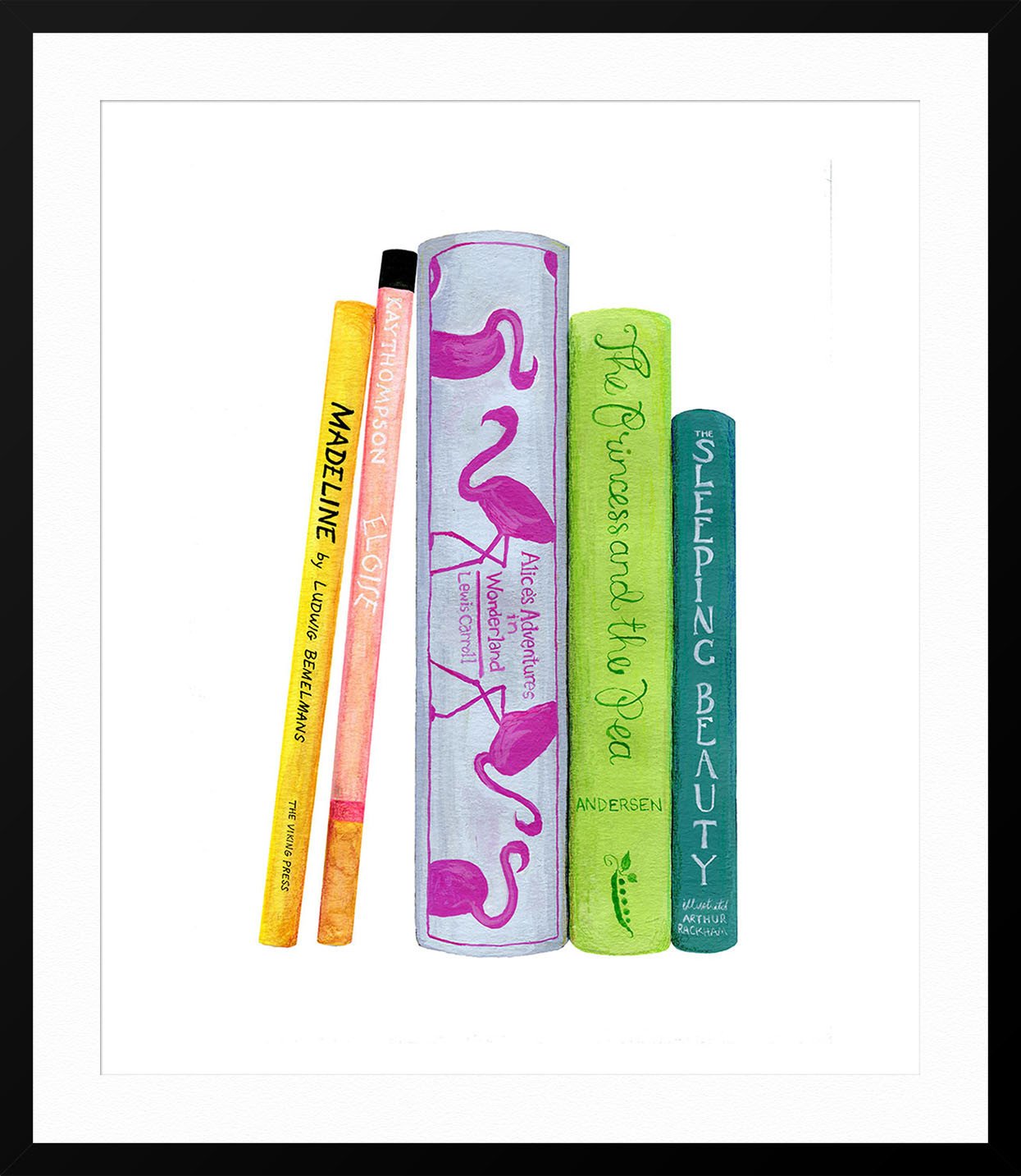 A LITTLE GIRL'S BOOKSHELF