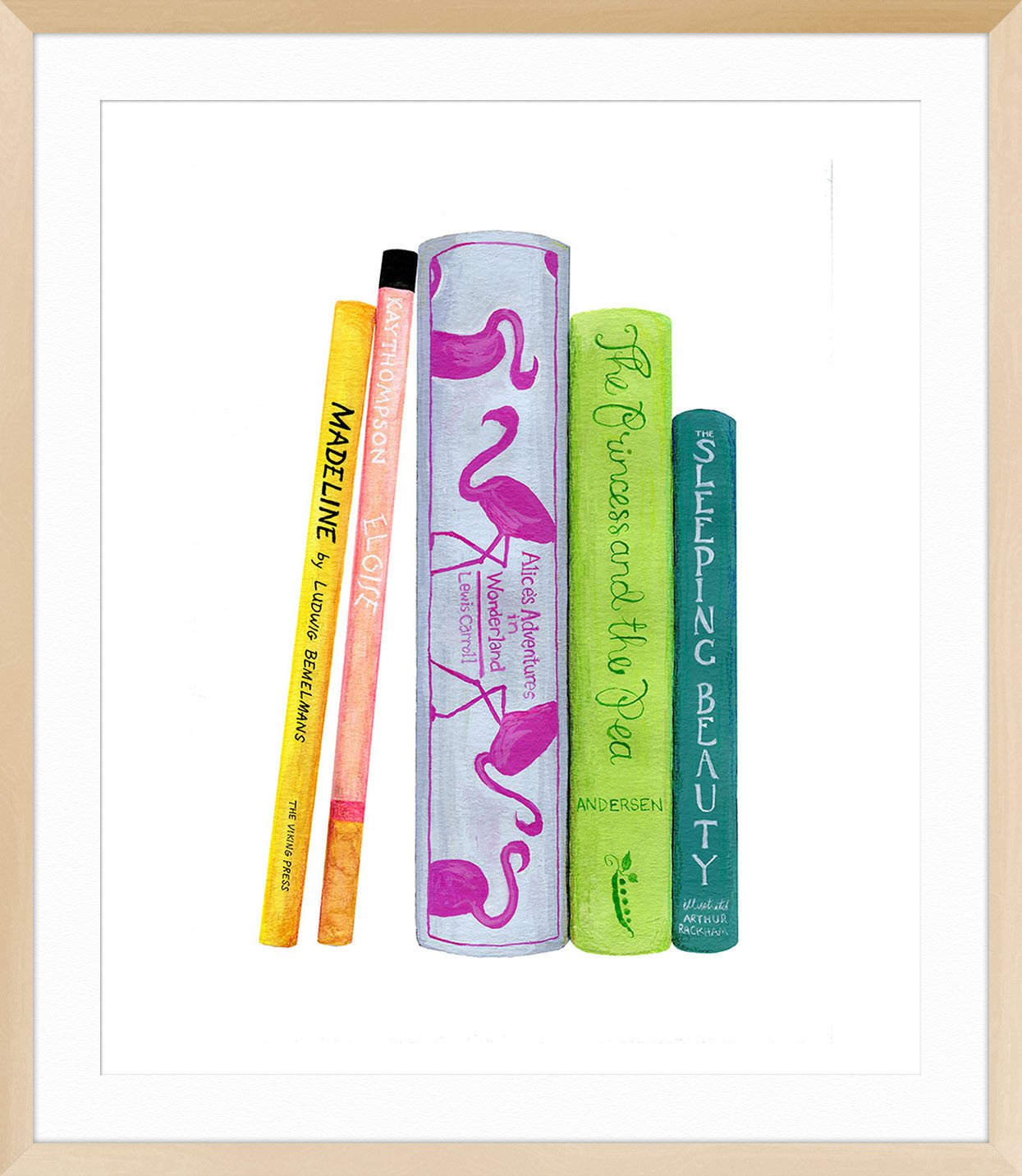 A LITTLE GIRL'S BOOKSHELF